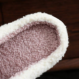 RABBIT PRINT EMBROIDERED COTTON SLIPPERS_CWSHS0866