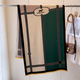Colorblock Elegant Warm Faux Cashmere Scarf_Cwasc03452