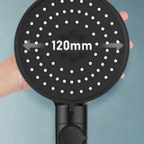 FIVE SPEED MULTI FUNCTION BOOSTER SHOWER HEAD_CWASC1716