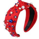 INDEPENDENCE DAY WIDE BRIMMED PEARL HEADBAND_CWAHA1250