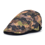 FASHIONABLE NEW CHECKERED CAMOUFLAGE BERET_CWAB2916