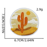 Western Cowboy Graffiti Embroidered Patch_Cwmm4033