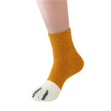 Women Home Padded Warm Coral Velvet Socks_Cwms0333