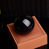 OBSIDIAN CRYSTAL BALL WITH STAND SET_CWMM8118