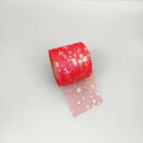 6CM STAR MESH RIBBON BOW DIY RIBBON_CWMM5780