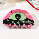 ACRYLIC UFO HAIR CLAW ELEGANT ALIEN SHARK CLIP_CWAHA1637