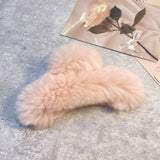 REX RABBIT FUR CLAWS ELEGANT MIXED COLOR CLIPS_CWASC1591
