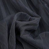 BEADED MESH PLEATED SKIRT A LINE TULLE SKIRT_CWBLS0398