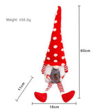 PLUSH RED HAT FACELESS GNOME CHRISTMAS DOLL_CWAJE05402