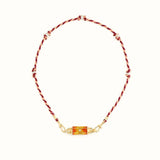 BOHEMIAN COLORFUL TAROT PENDANT NECKLACE_CWMM3794