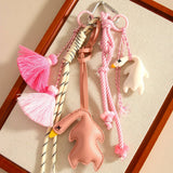 CREATIVE COLOR CHANGING PU DUCK KEYCHAIN CHARM_CWMM7833