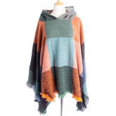 2024 NEW LARGE PLAID CAPE SHAWL_CWASC1207