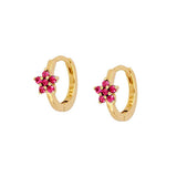 GEOMETRIC FIVE POINTED STAR DIAMOND EARRINGS_CWAJE1772