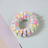 Cwaha07439_Fuzzy Telephone Cord Hair Tie For Women
