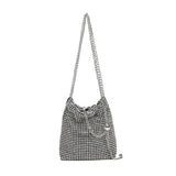 RHINESTONE SMALL GOLDEN BALL EVENING SHOULDER BAG_CWAB3605