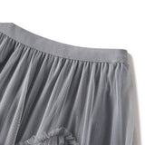 Tiered Tulle Patchwork Flared Maxi Skirt_Cwbms0388