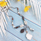 POPULAR RETRO SPECIAL SHAPED WOODEN BEAD NECKLACE_CWAJE1576