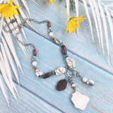 POPULAR RETRO SPECIAL SHAPED WOODEN BEAD NECKLACE_CWAJE1576