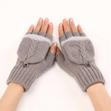 Flap Raw Edge Autumn Short Gloves_Cwag0099