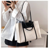 DAILY COMMUTING FASHION SHOULDER BAG TOTE BAG_CWAB1384