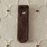 EMBROIDERED CARTOON BEAR LINT FREE SOCKS_CWMS0800