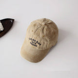 KIDS VINTAGE WASHED LETTER BASEBALL CAP CWAH2884
