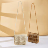 2024 NEW ABACUS WOOD BEAD STRAW BAG_CWAB1987