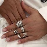 METAL CURVED OPENING ADJUSTABLE RING FOR WOMEN_CWMM3244