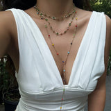 SIMPLE AND FASHIONABLE TASSEL Y CHAIN NECKLACE_CWMM3147