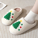 HOME CHRISTMAS TREE WARM COTTON SLIPPERS_CWSHS0290