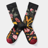 CARTOON GRAFFITI MID TUBE TIDE SOCKS_CWMS0160