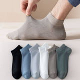 Versatile Solid Color Cotton Men'S Socks_Cwms2005