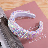 FULL RHINESTONE WIDE BRIMMED FASHION HEADBAND_CWAHA0498