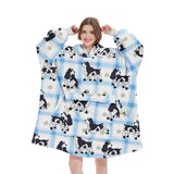 OUTDOOR HOODIE BLANKET PULLOVER FOR QUEUE TV TIME_CWAHA6525