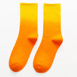 MIDDLE TUBE TIE DYED SKATEBOARD SPORTS SOCKS_CWMS0242