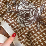 Fashionable Thin Plaid Warm Shawl Scarf