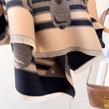 Colorblock Reversible Cashmere Feel Scarf_Cwasc03455