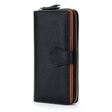 GENUINE LEATHER LONG STYLISH LARGE CAPACITY WALLET_CWAB3783