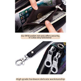 DOUBLE ZIP LARGE CAPACITY LONG LEATHER WALLET_CWAB3748
