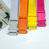 BUCKLE ADJUSTABLE SOLID COLOR BRAIDED BELT_CWABE0682