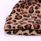 Leopard Knit Beanie With Pom & Scarf Set_Cwah04988