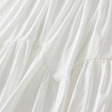 RUFFLE TRIM PANELED A LINE FLOWING MIDI SKIRT_CWBMS0351