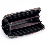 Top Layer Cowhide Casual Long Leather Wallet_Cwab3751