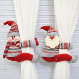 Cwmm1744_Christmas Cartoon Figure Curtain Buckle Curtain Tie