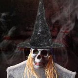 Cwah4037_Halloween Wizard Hat Magician Hat Witch Hat