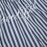 Striped Straight-Leg Wide-Leg Cargo Pants