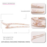 ACETATE LEOPARD PRINT U SHAPED HAIRPIN_CWAHA4228