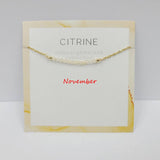 DECEMBER NECKLACE NATURAL STONE LOCK BONE CHAIN_CWAJE1054