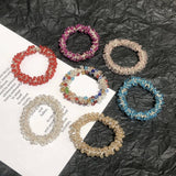 CUTE CRYSTAL VINTAGE HAIR TIE SWEET PONYTAIL BAND_CWAHA6765