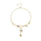 Womens Diamond Relief Small Pendant Necklace